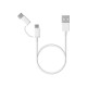 USB кабели - Кабел Xiaomi Mi 2-in-1 USB-A към USB-C или Micro USB