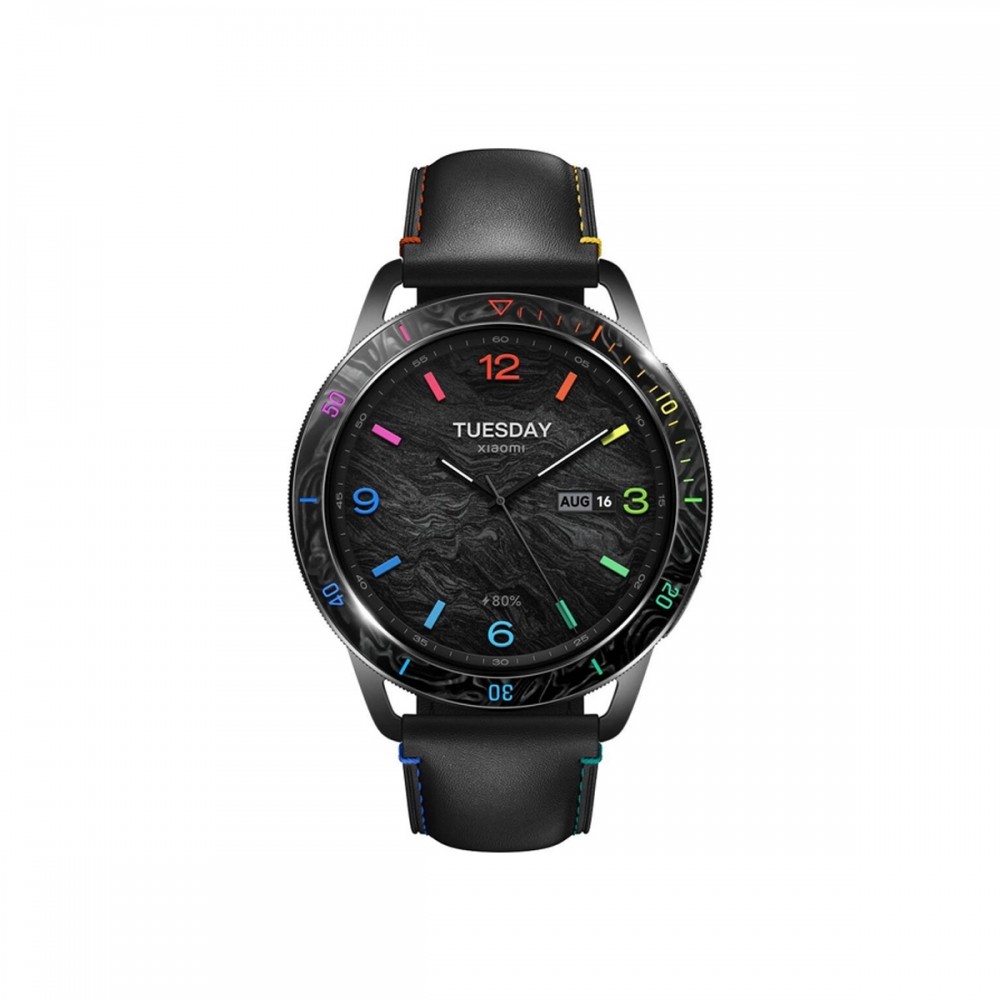 Каишки за Смарт часовници - Каса за Xiaomi Watch S3 Bezel Rainbow