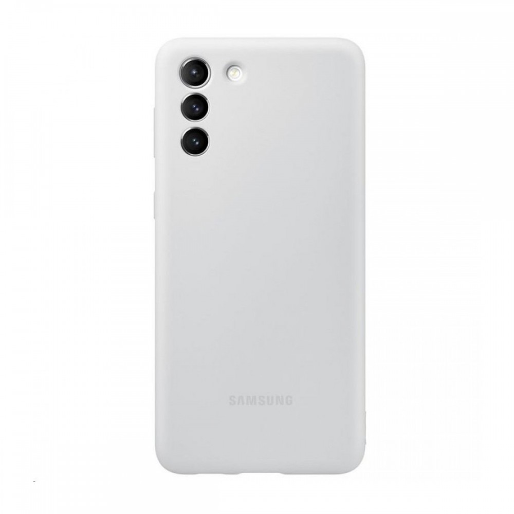 Калъфи - Калъф Оригинал Samsung Galaxy S21 Plus EF-PG996TJE Silicone Cover Gray