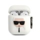 Предпазен калъф Karl Lagerfeld за Apple Airpods 2 White