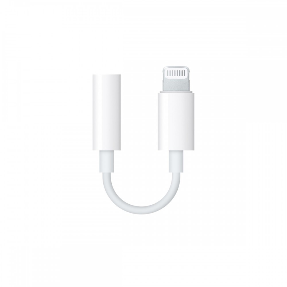 USB кабели - Оригинален Преходник Apple MMX62ZM Lightning към 3.5мм