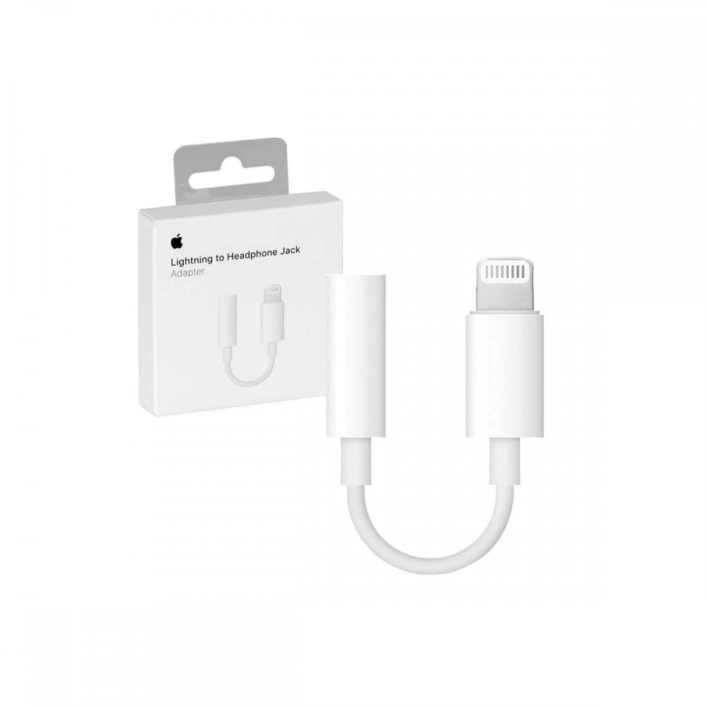 USB кабели - Оригинален Преходник Apple MMX62ZM Lightning към 3.5мм