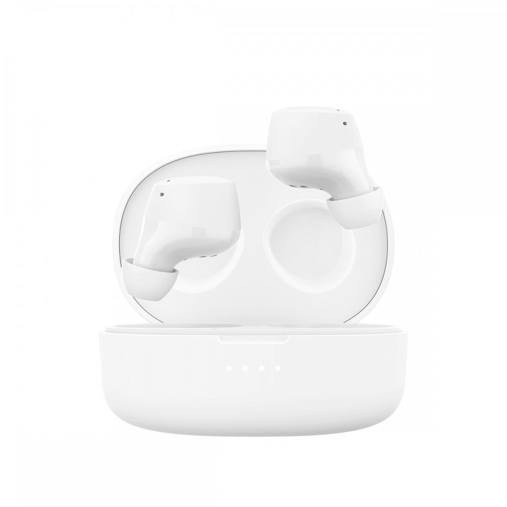 Слушалки за телефон - Безжични слушалки Belkin SOUNDFORM BoltTrue Wireless Earbuds White