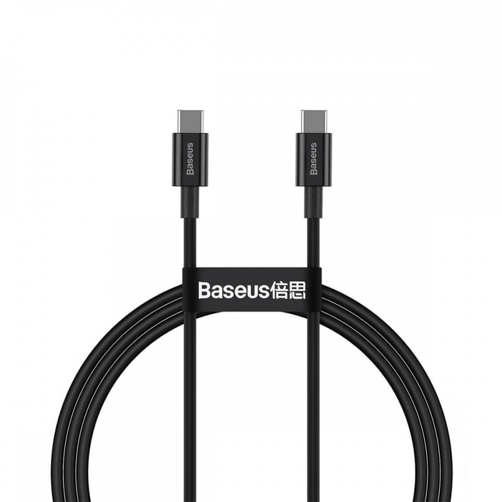 USB кабели - Кабел Baseus Superior Series Fast Charging CATYS-C01, USB-C to USB-C, 100W, 2m