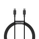 USB кабели - Кабел Baseus Superior Series Fast Charging CATYS-C01, USB-C to USB-C, 100W, 2m