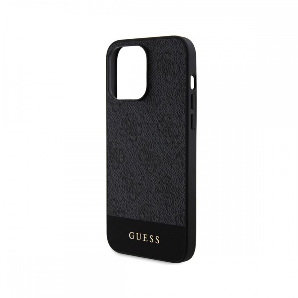 Калъфи - Калъф Guess PU 4G Stripe Magsafe за Apple iPhone 15 Pro