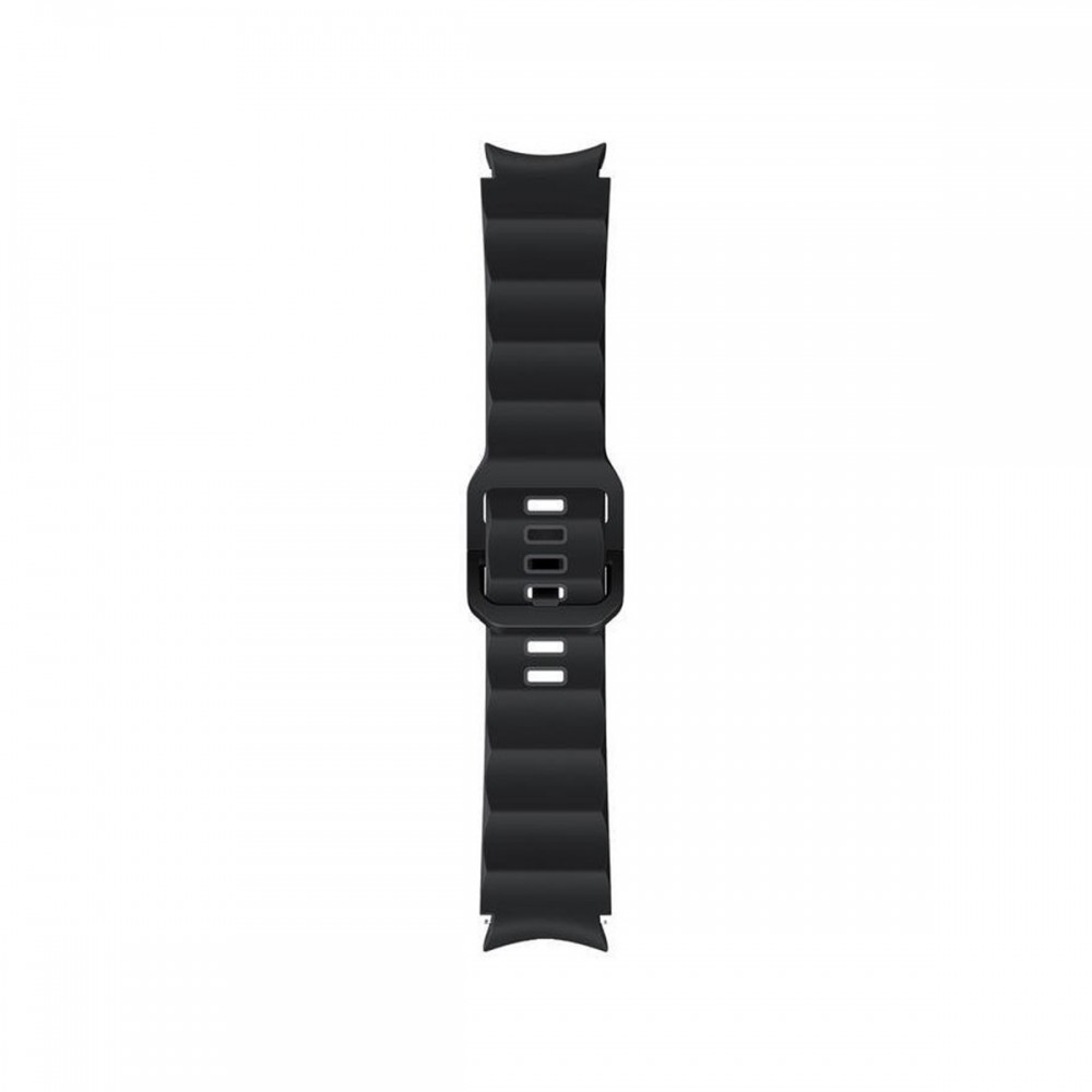 Каишки за Смарт часовници - Силиконова каишка Samsung Rugged Sport Band за Galaxy Watch 5 20мм Black