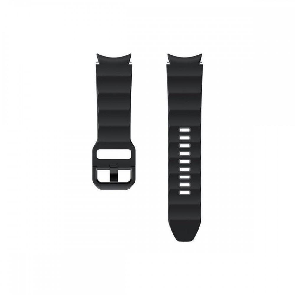Каишки за Смарт часовници - Силиконова каишка Samsung Rugged Sport Band за Galaxy Watch 5 20мм Black