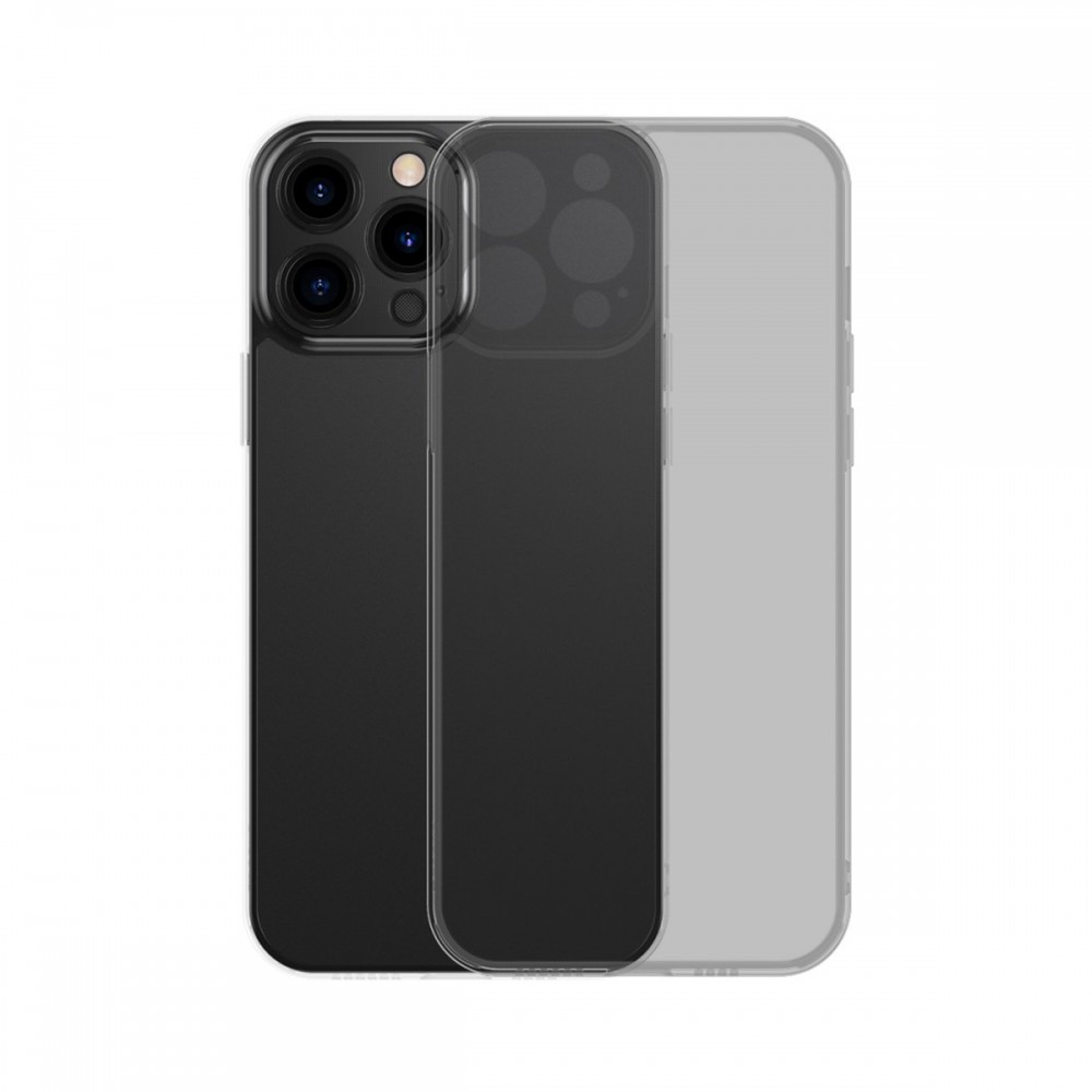 Калъфи - Калъф Apple iPhone 13 Pro Baseus Frosted Glass Case Black