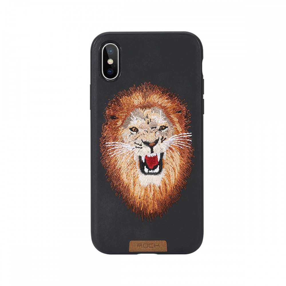 Калъфи - Калъф Apple iPhone X/XS Rock Beast Embroidery