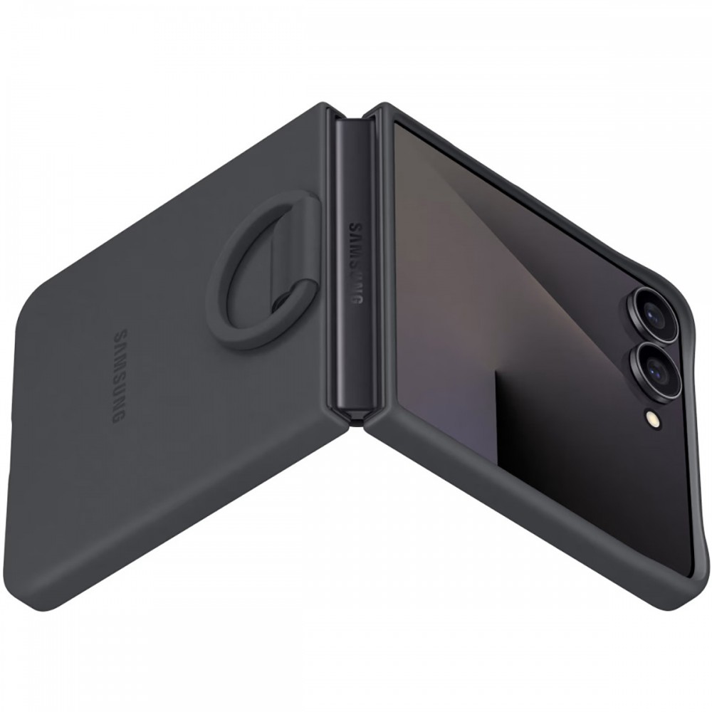 [parent_category] -  - Оригинален калъф Samsung Ring Case Silicone Grey за Galaxy Z Flip 7