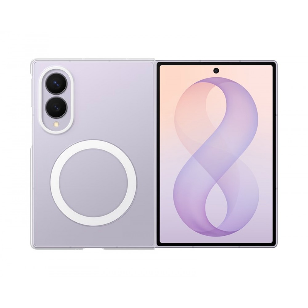 [parent_category] - Калъфи - Samsung Clear Magnet Cover за Galaxy Z Fold 8 прозрачен